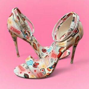 💕Aldo Multicolor Graphic Stiletto Heels